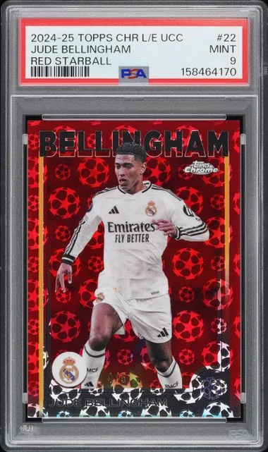 Jude Bellingham · Topps Chrome Logofractor Edition UEFA Club Competitions, front