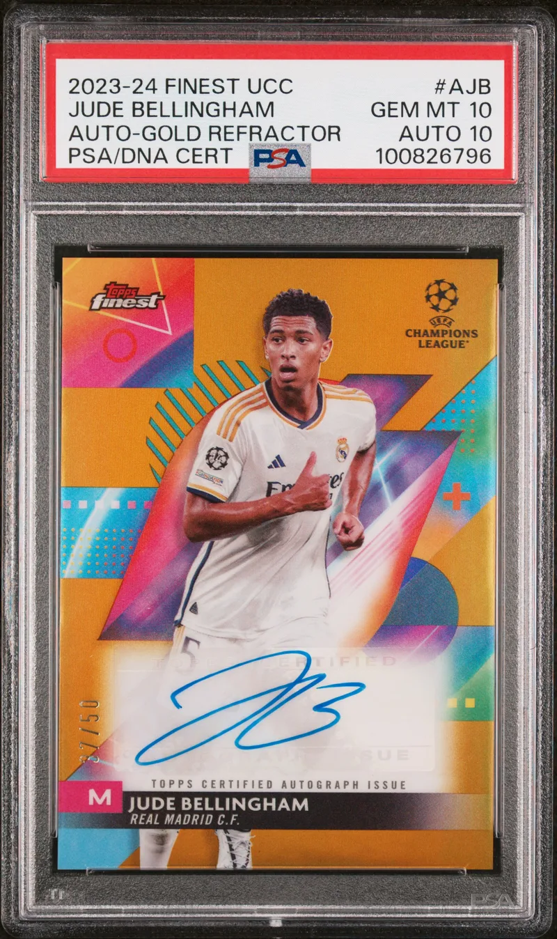 Jude Bellingham — Topps Finest UEFA Club Competitions Autographs
