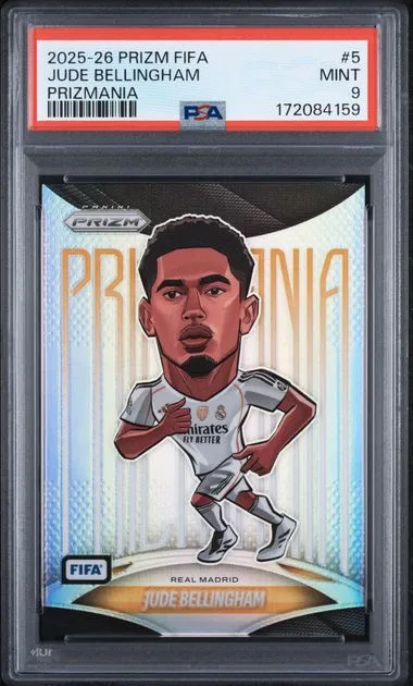 Jude Bellingham Panini Prizm FIFA Prizmania, front