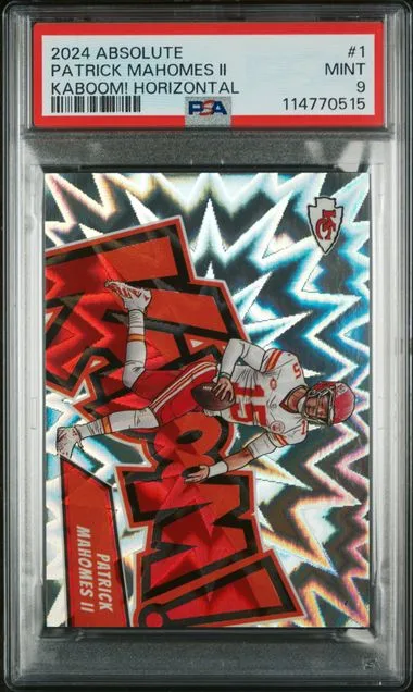 Patrick Mahomes II · Panini Absolute Kaboom! Horizontal, front