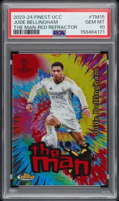 Jude Bellingham Topps Finest UEFA Club Competitions The Man, front