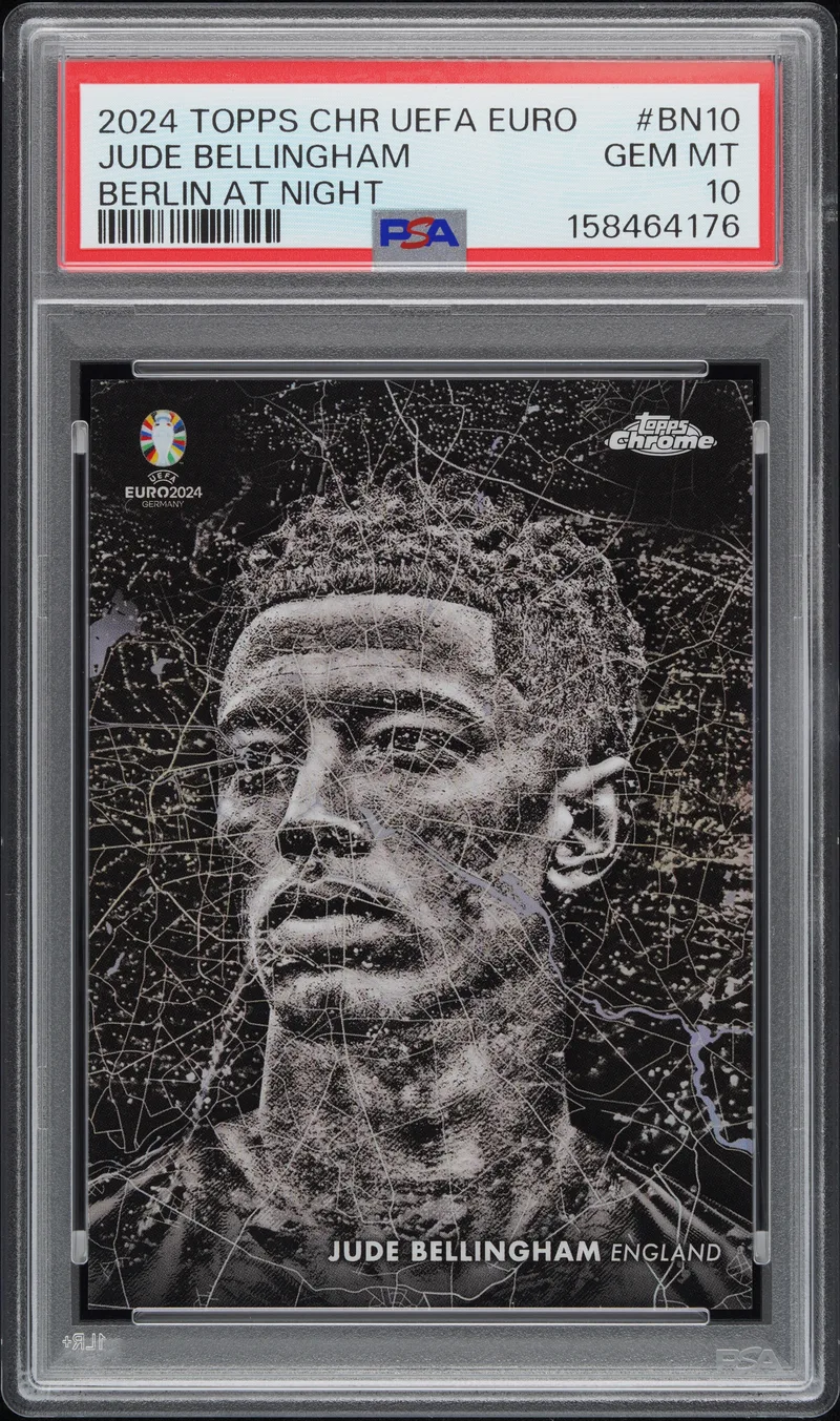 Jude Bellingham Topps Chrome UEFA Euro Berlin At Night, front