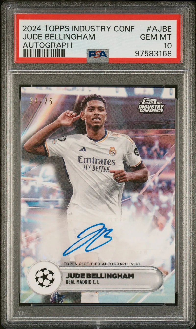 Jude Bellingham Topps Industry Conference Autographs, front