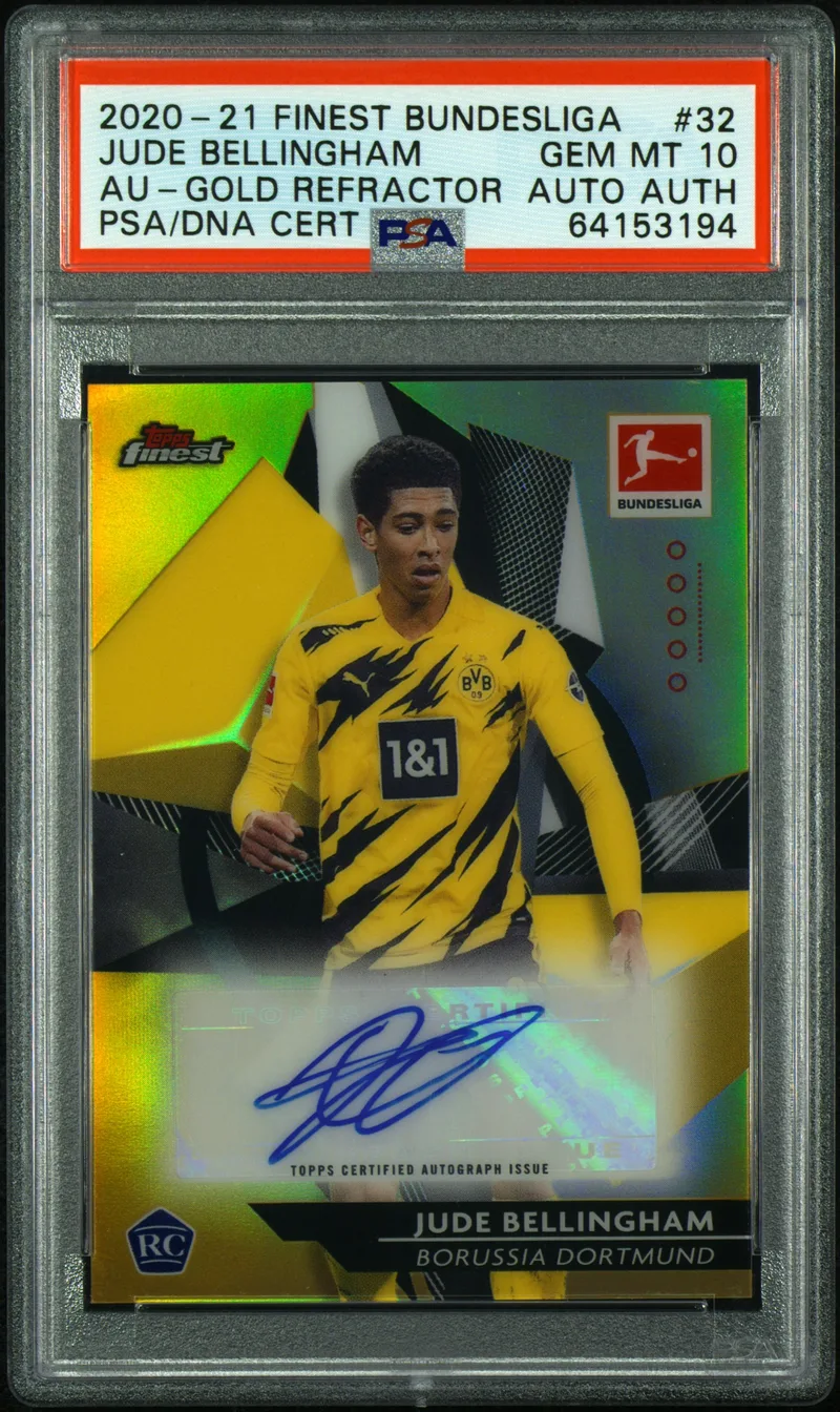 Jude Bellingham · Topps Finest Bundesliga, front