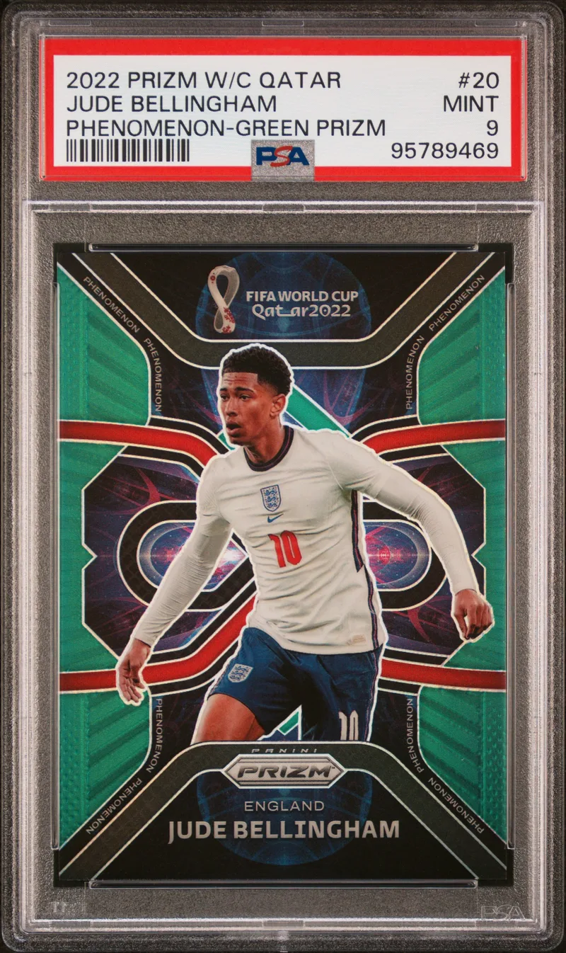 Jude Bellingham Panini Prizm World Cup Qatar Phenomenon, front
